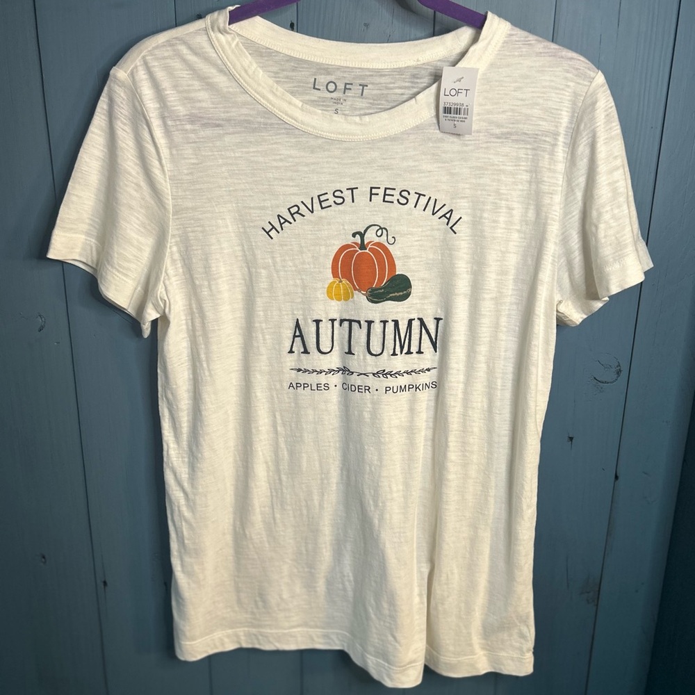 LOFT Autumn Harvest Graphic Tee (New)